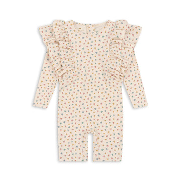 Konges Sjold - manuca frill onesie uimahaalari - bloomie sprinkle - Luna Living