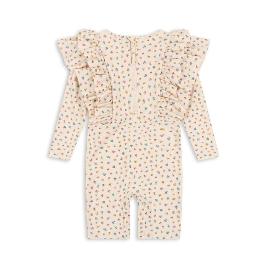 Konges Sjold - manuca frill onesie uimahaalari - bloomie sprinkle - Luna Living