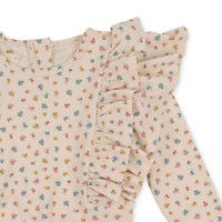 Konges Sjold - manuca frill onesie uimahaalari - bloomie sprinkle - Luna Living