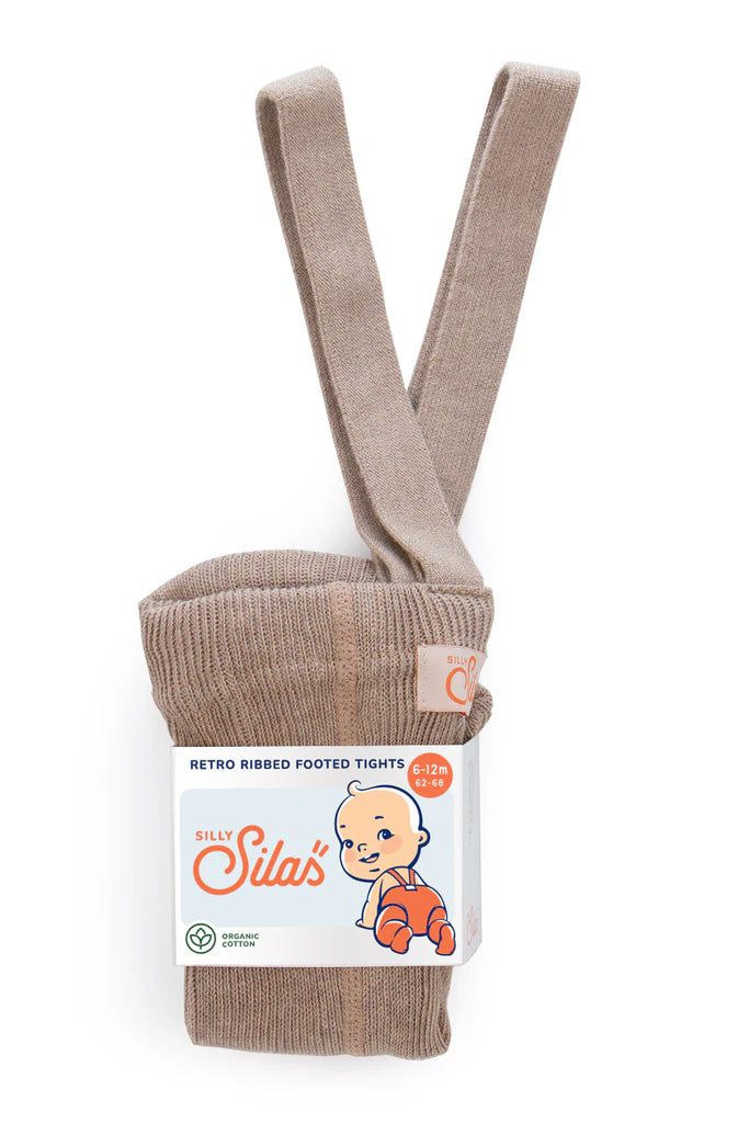 Silly Silas - sukkahousut - footed, peanut blend