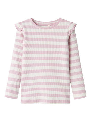 Name It Taia -  pitkähihainen ribbipaita,rose