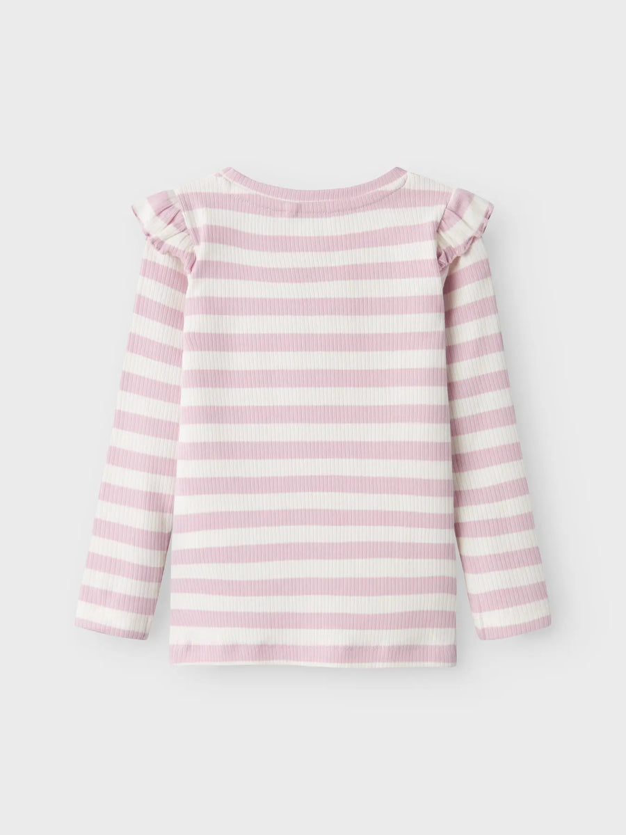 Name It Taia -  pitkähihainen ribbipaita,rose