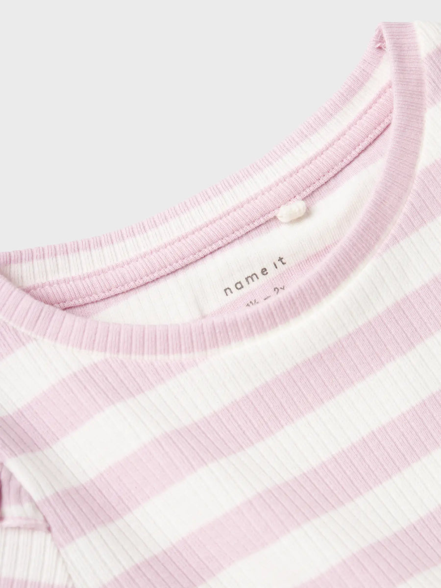 Name It Taia -  pitkähihainen ribbipaita,rose