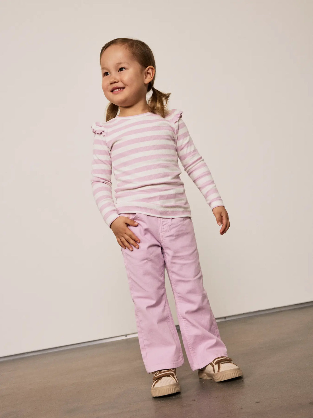 Name It Taia -  pitkähihainen ribbipaita,rose