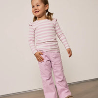 Name It Taia -  pitkähihainen ribbipaita,rose