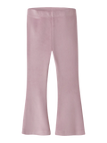 Name It – Pehmeät leveälahkeiset velourhousut-Keepsake Lilac