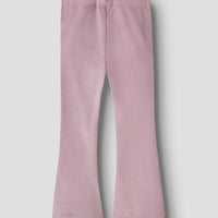 Name It – Pehmeät leveälahkeiset velourhousut-Keepsake Lilac