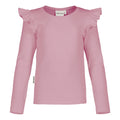 Metsola - rib frilla shirt | rosy