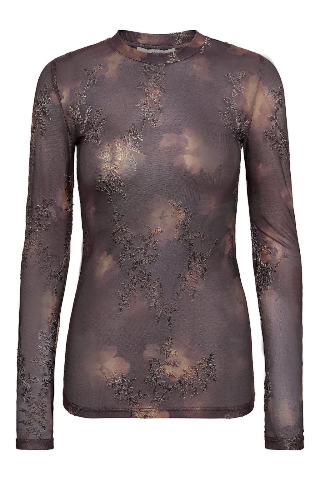 A-View Silke Blouse – Brown / Sand