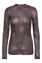 A-View Silke Blouse – Brown / Sand