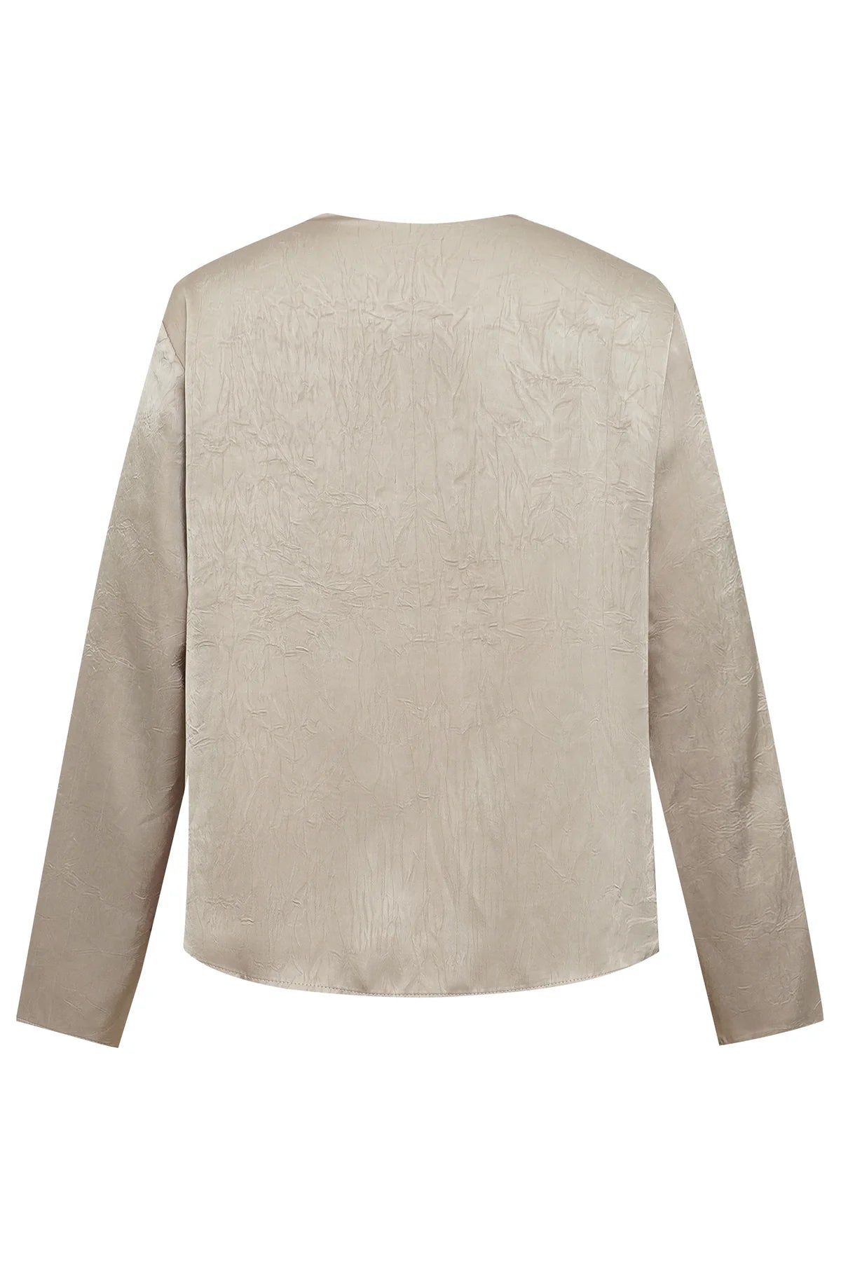 A-View Sinda Drape Blouse – Champagne