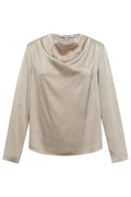 A-View Sinda Drape Blouse – Champagne