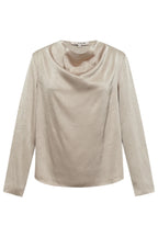 A-View Sinda Drape Blouse – Champagne