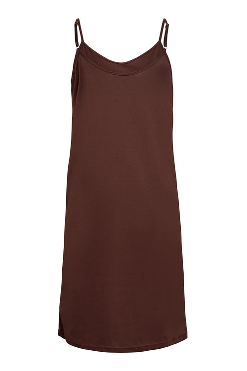 A-View Slip Dress – Dark Brown