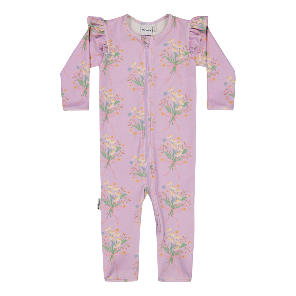 Metsola - Special Day Frilla Playsuit -Haalari,lilac