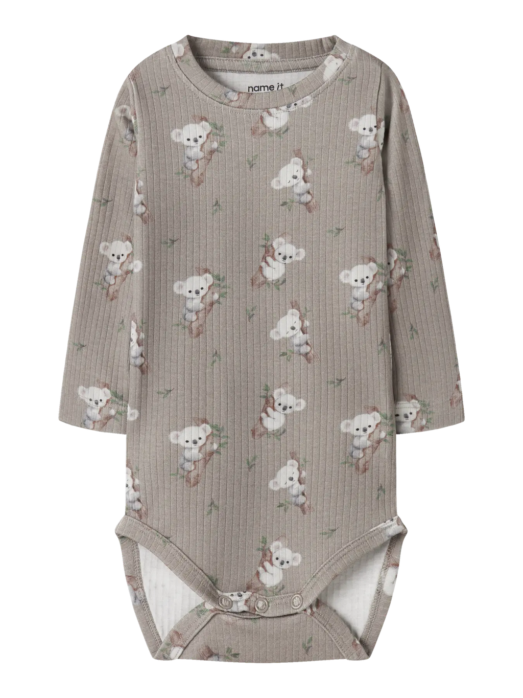 NAME IT BABY  KUVIOLLINEN BODY,Koala-beige