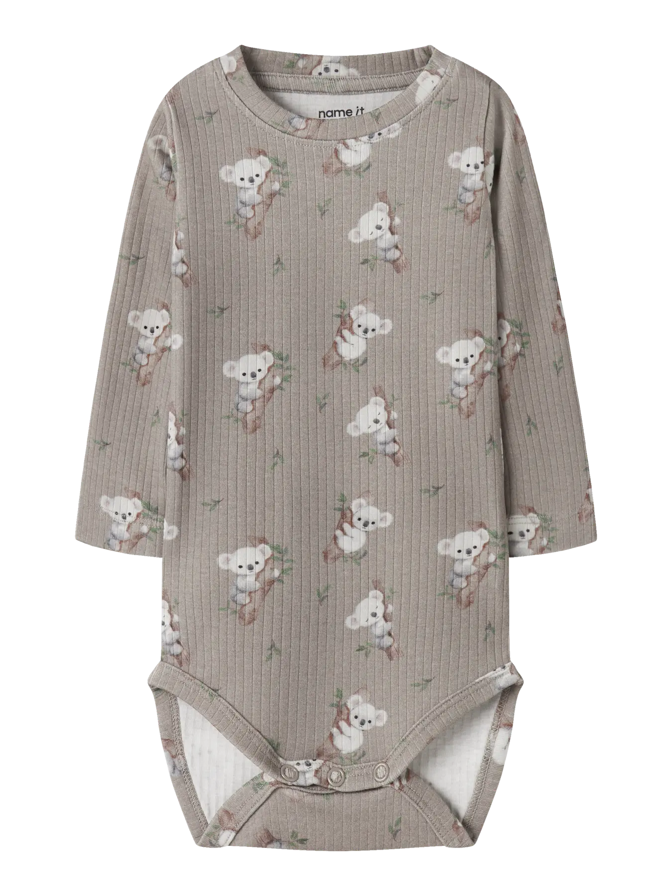 NAME IT BABY  KUVIOLLINEN BODY,Koala-beige