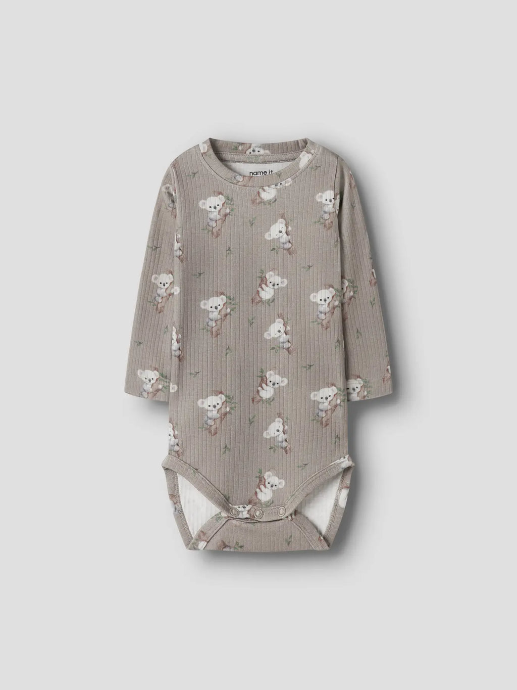 NAME IT BABY  KUVIOLLINEN BODY,Koala-beige