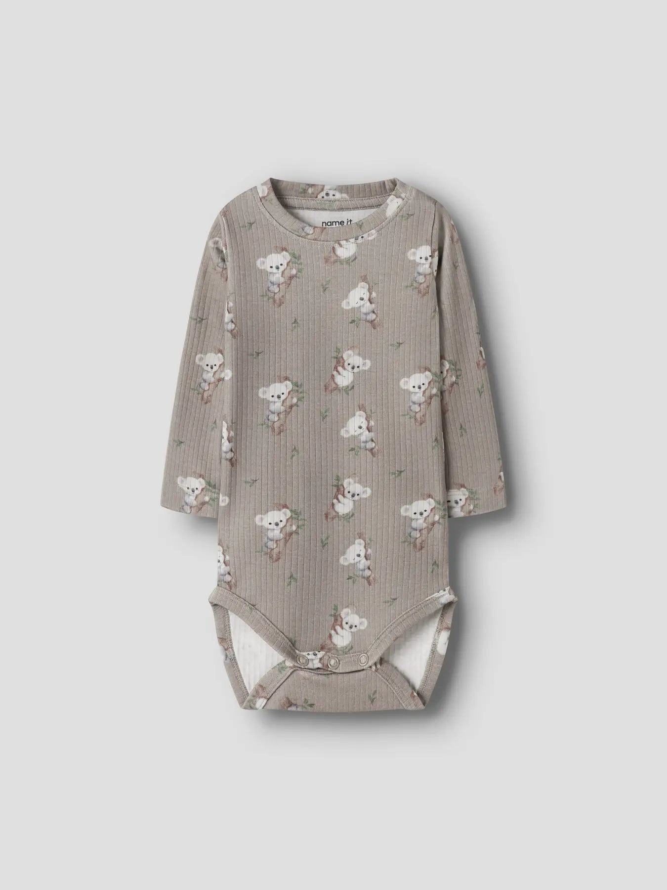 NAME IT BABY  KUVIOLLINEN BODY,Koala-beige