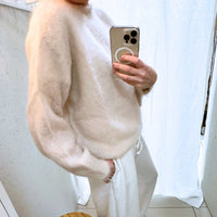 Swanie – Lux Mohairneule, Beige