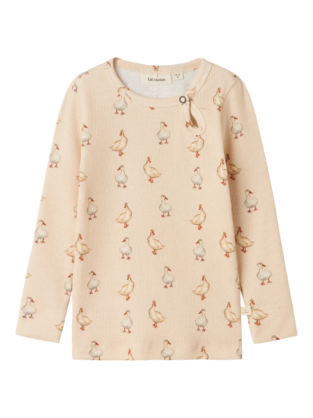 Lil` Atelier - duck,pitkähihainen ribbipaita.