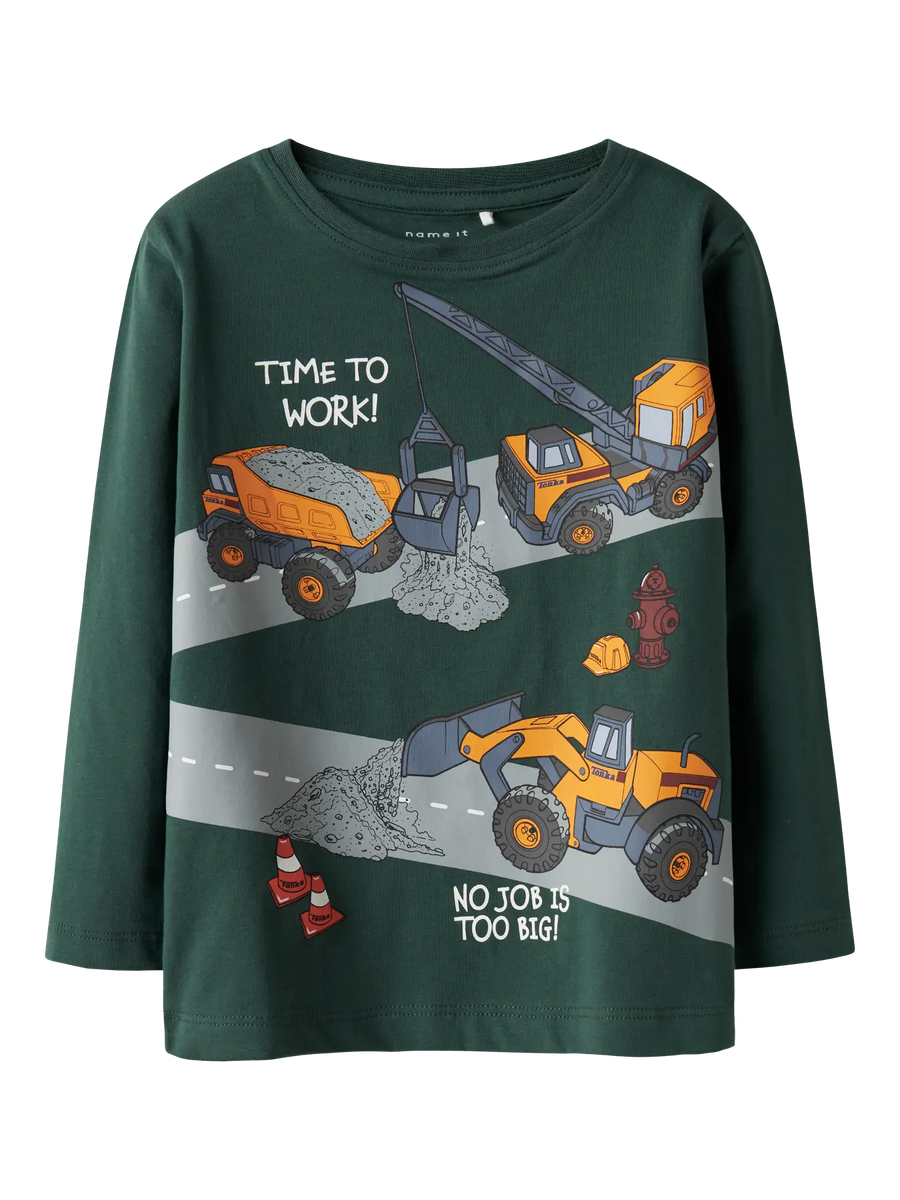 Name It - Mofek Tonka pitkähihainen paita,green