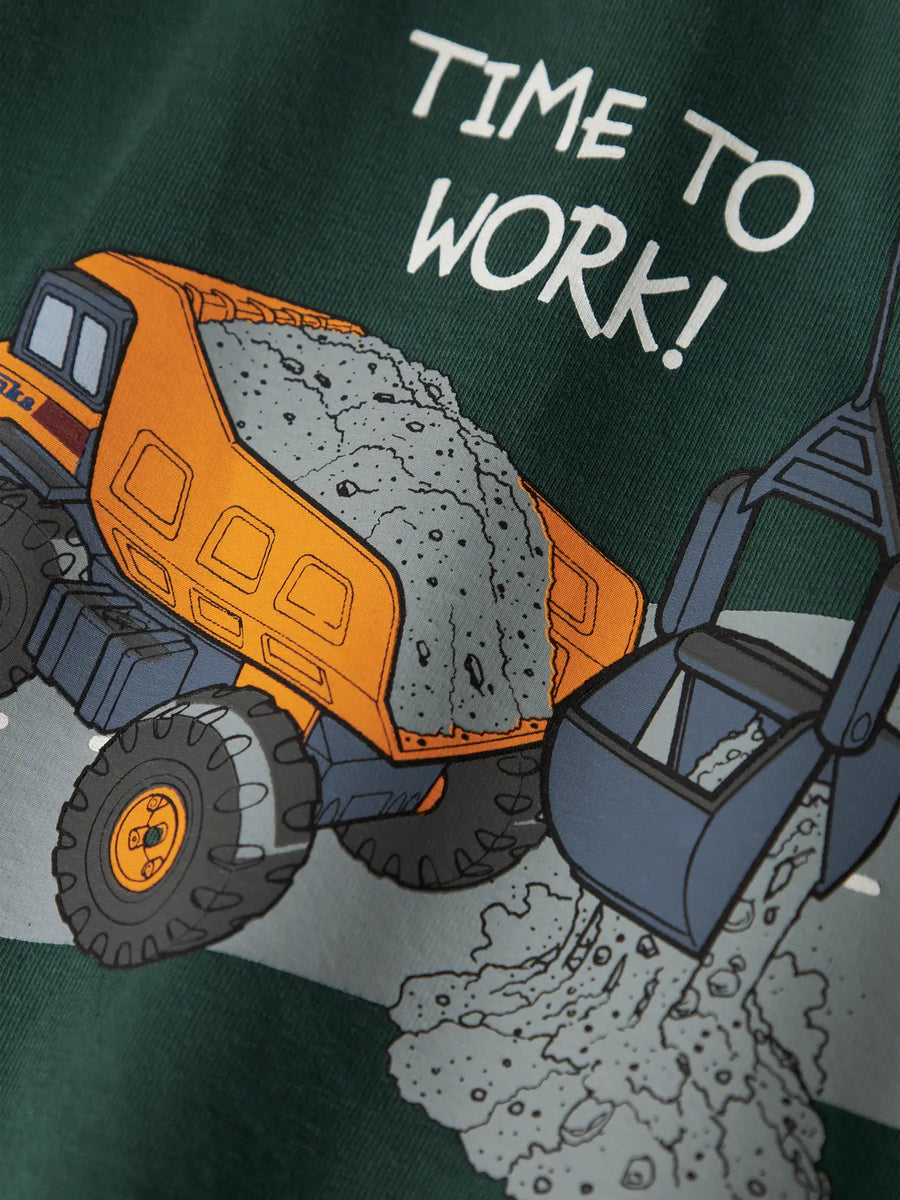 Name It – Pitkähihainen paita - Bistro green