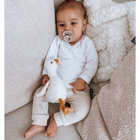 Babystyling - valkoinen pitkähihainen t-paita - Luna Living