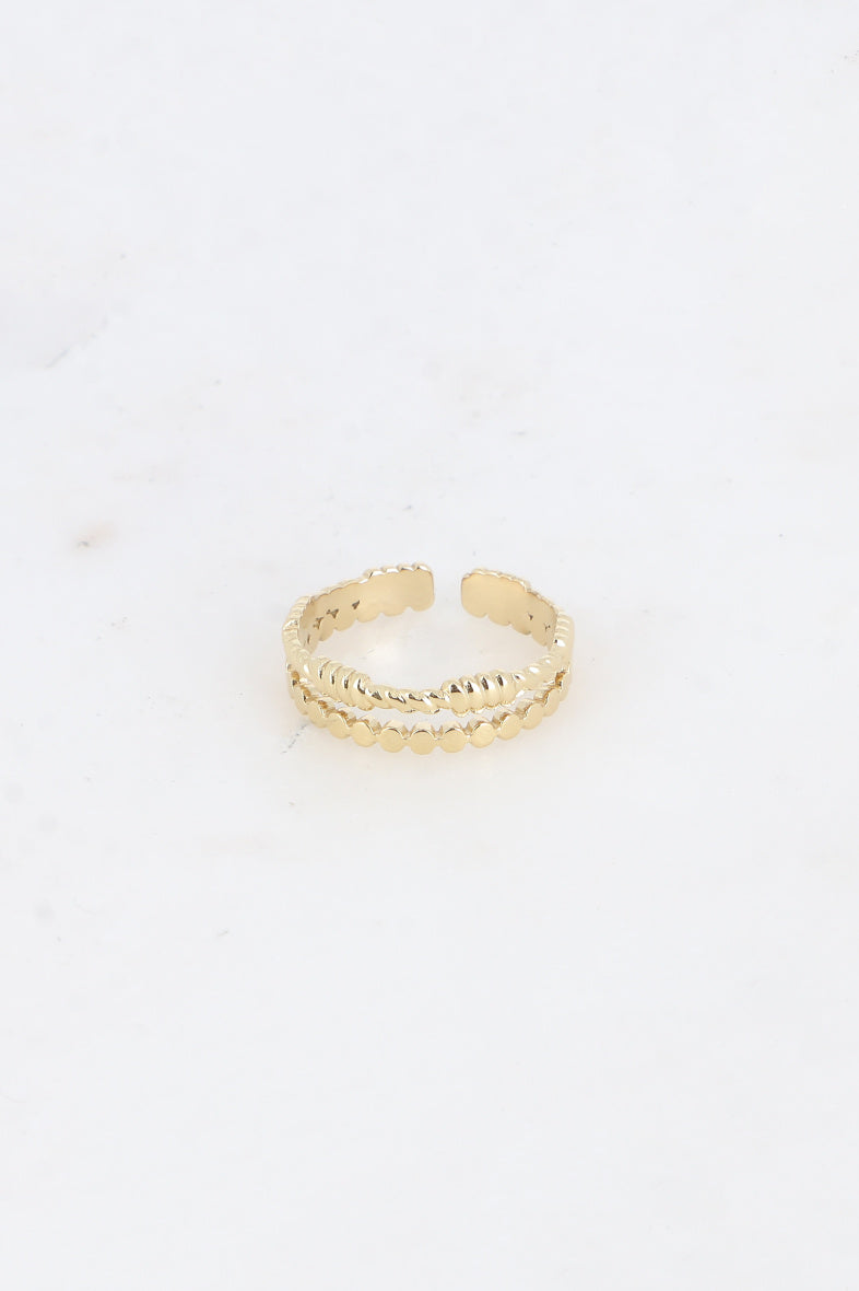 BOHM – Kaksirivinen sormus - kirurginteräksiset renkaat