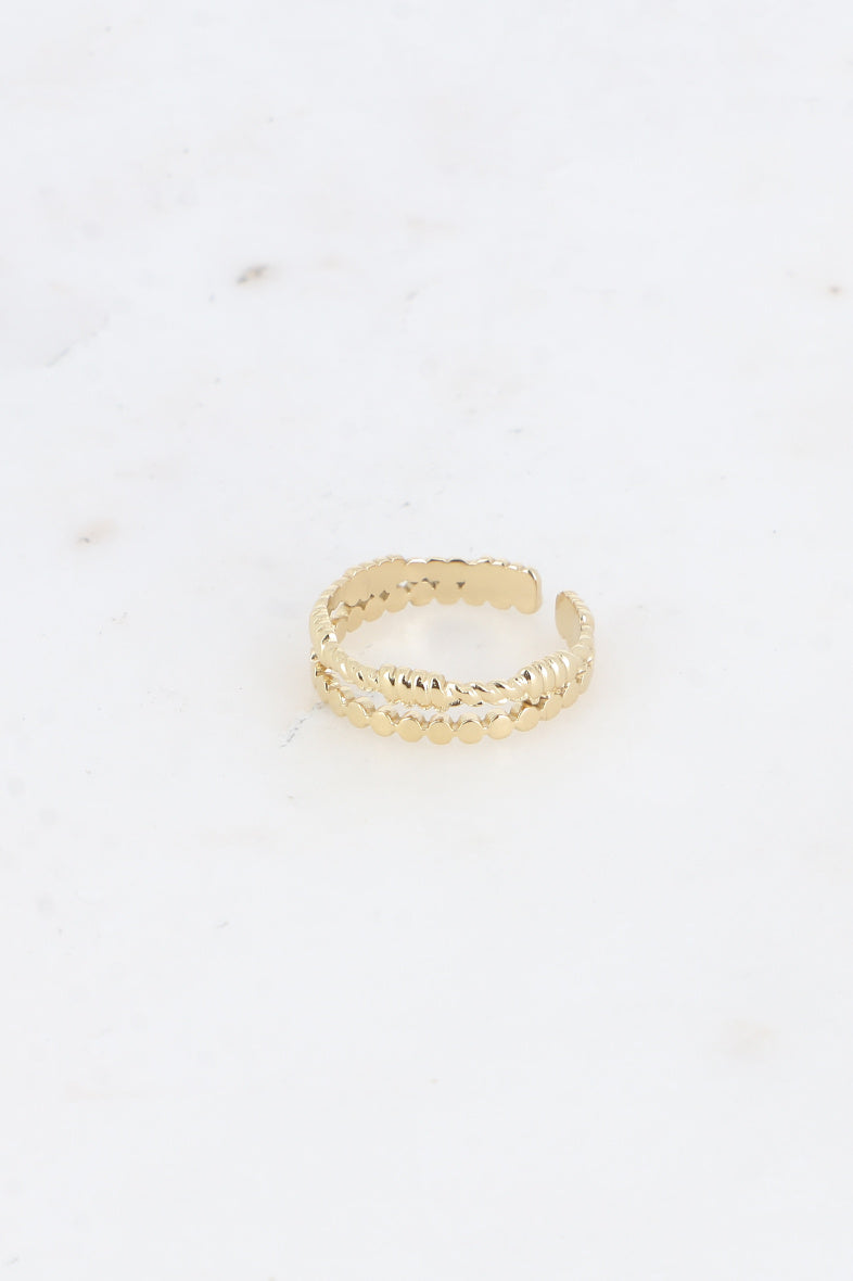 BOHM – Kaksirivinen sormus - kirurginteräksiset renkaat