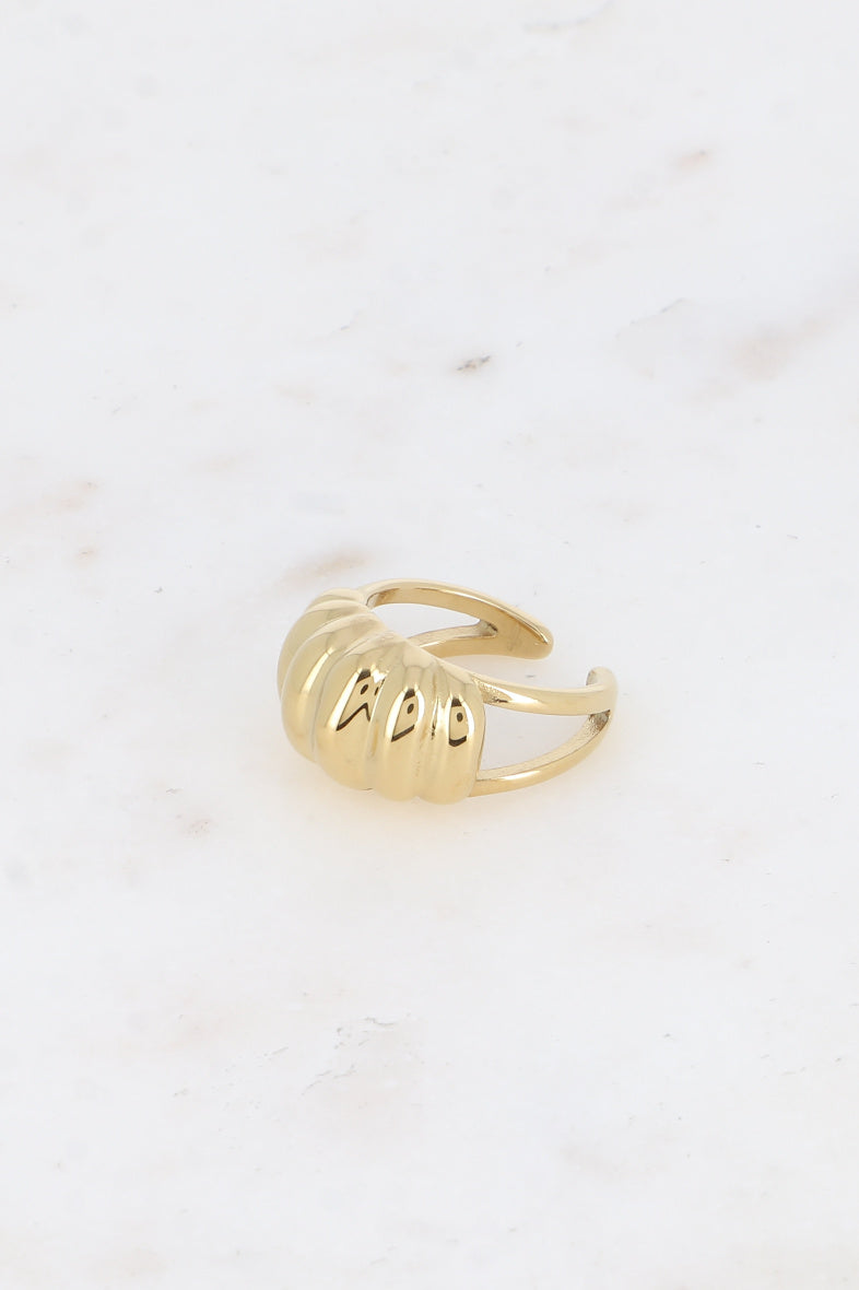 Bohm - Alba –kirurginterässormus zirkonikoristein