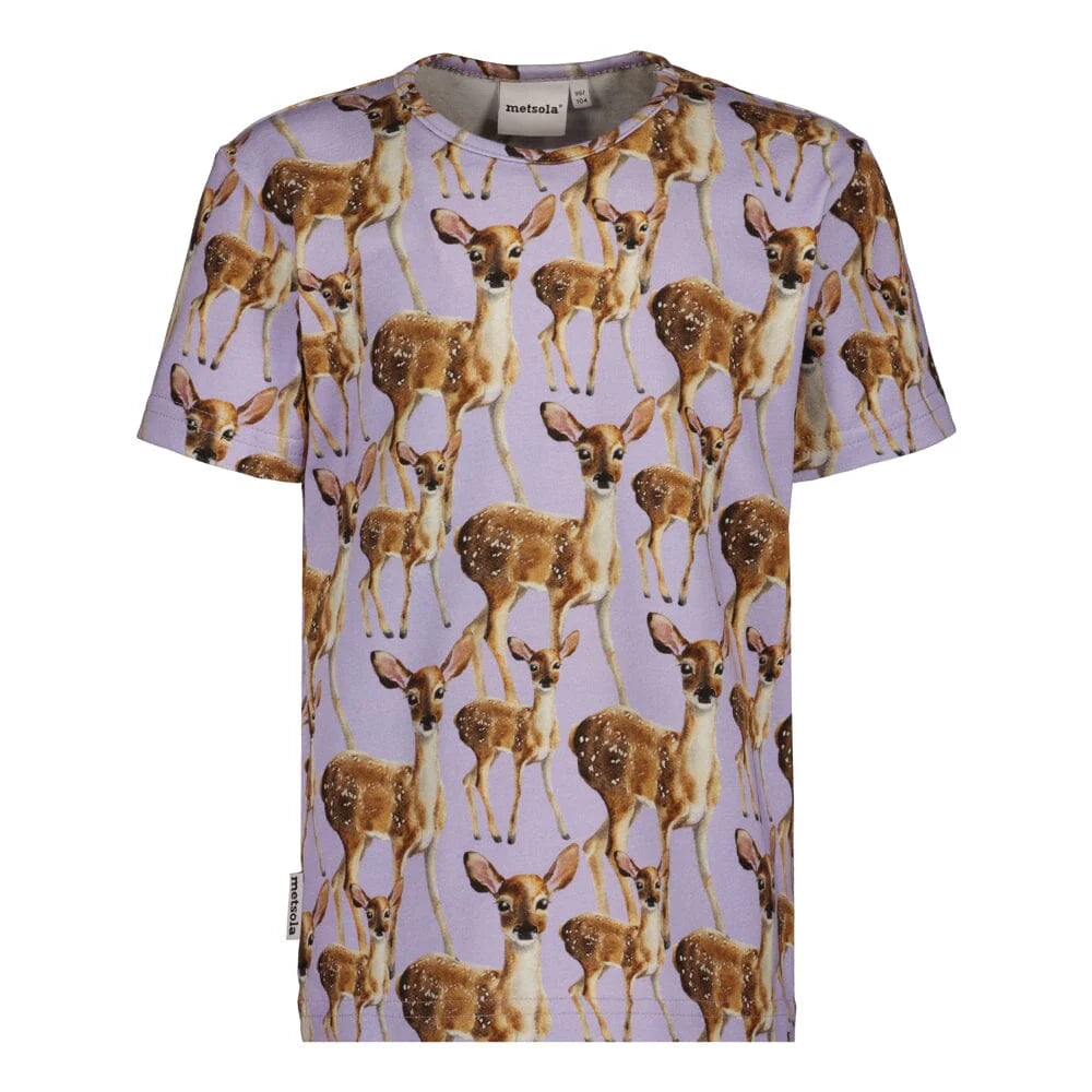 Metsola - Bambi Lilac lasten t-paita