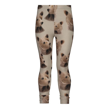 Metsola - bear-leggingsit | green