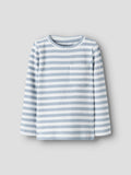 NAME IT MINI - pitkähihainen paita,blue