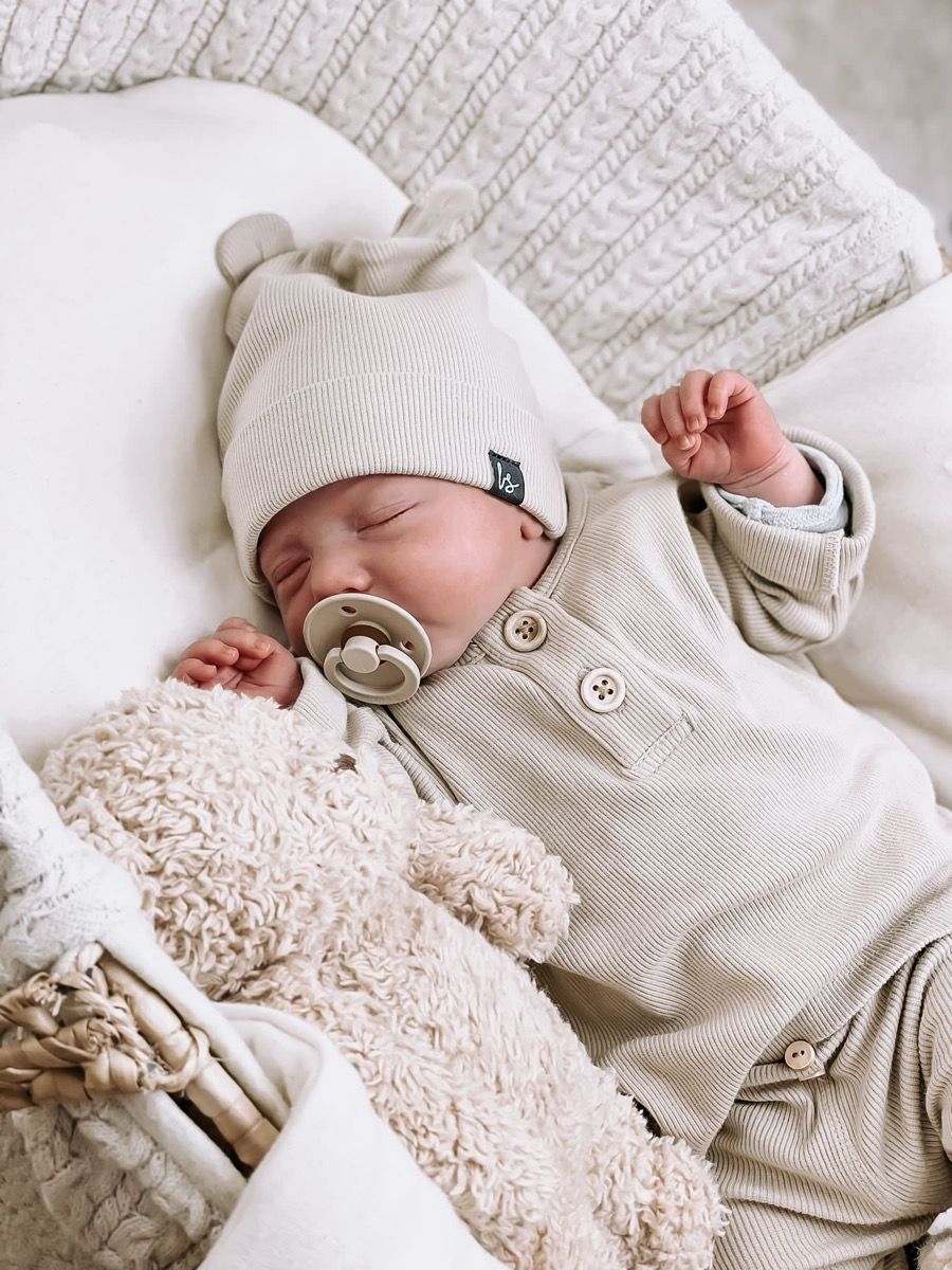 Babystyling - vauvahattu - vaalea beige