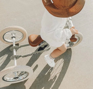 Potkupyörä - Trybike kahdella pyörällä-lila