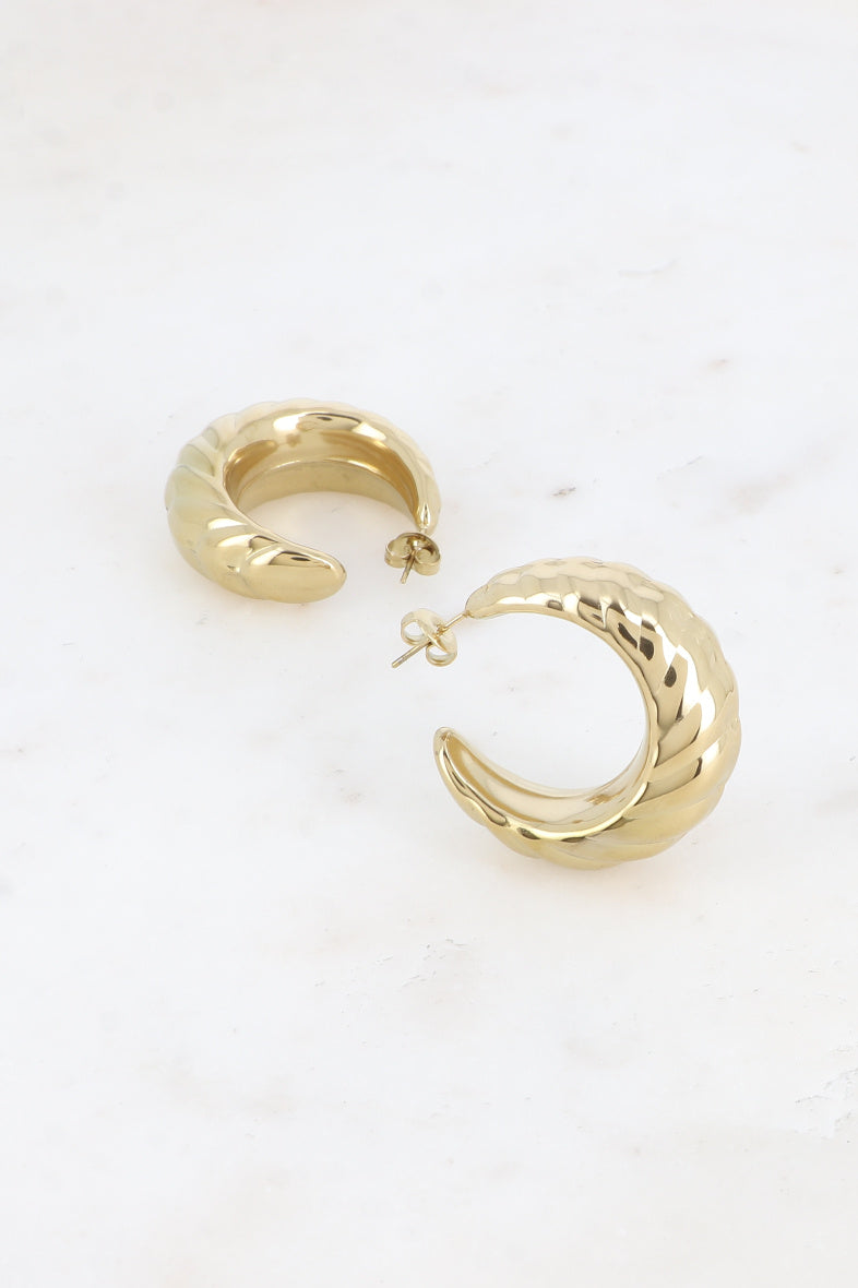 BOHM– Hoop-korvakorut - kirurginteräksiset renkaat