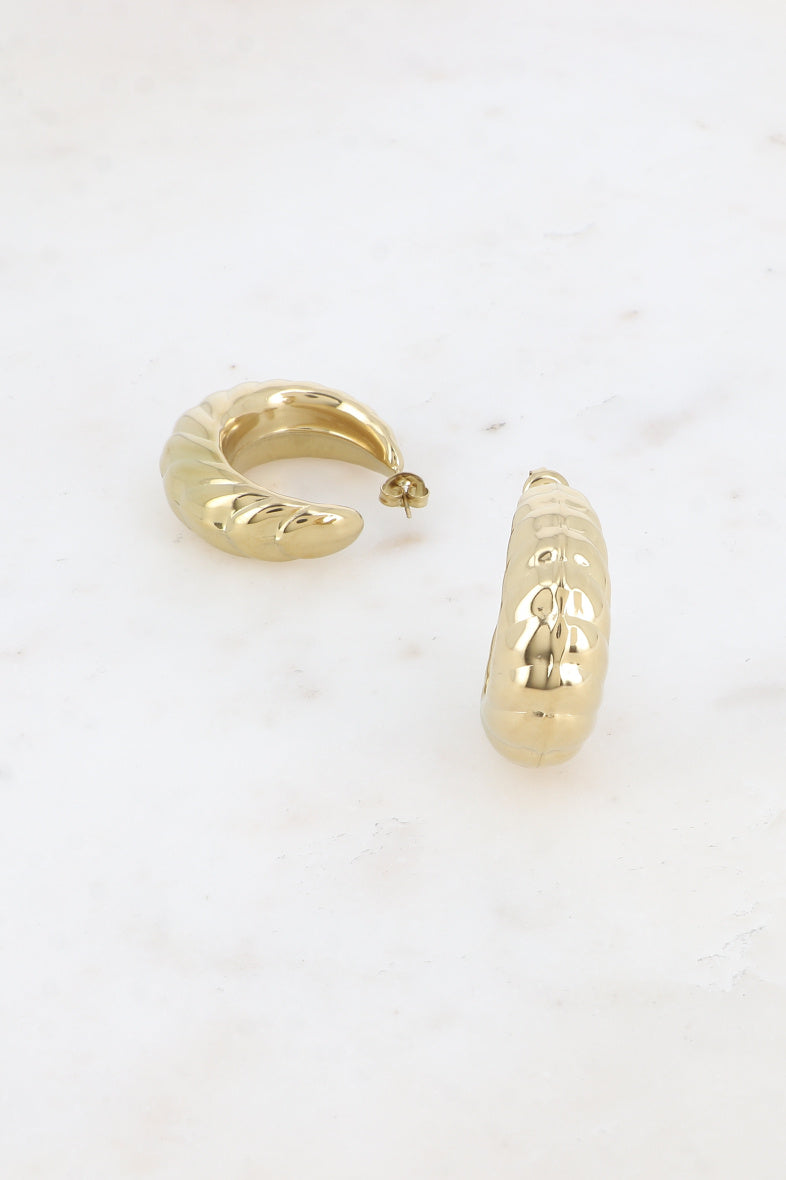 BOHM– Hoop-korvakorut - kirurginteräksiset renkaat