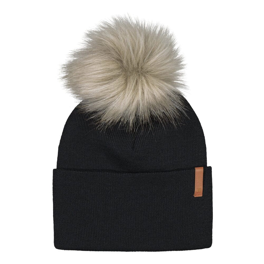 Metsola - Crystal Beanie Black .