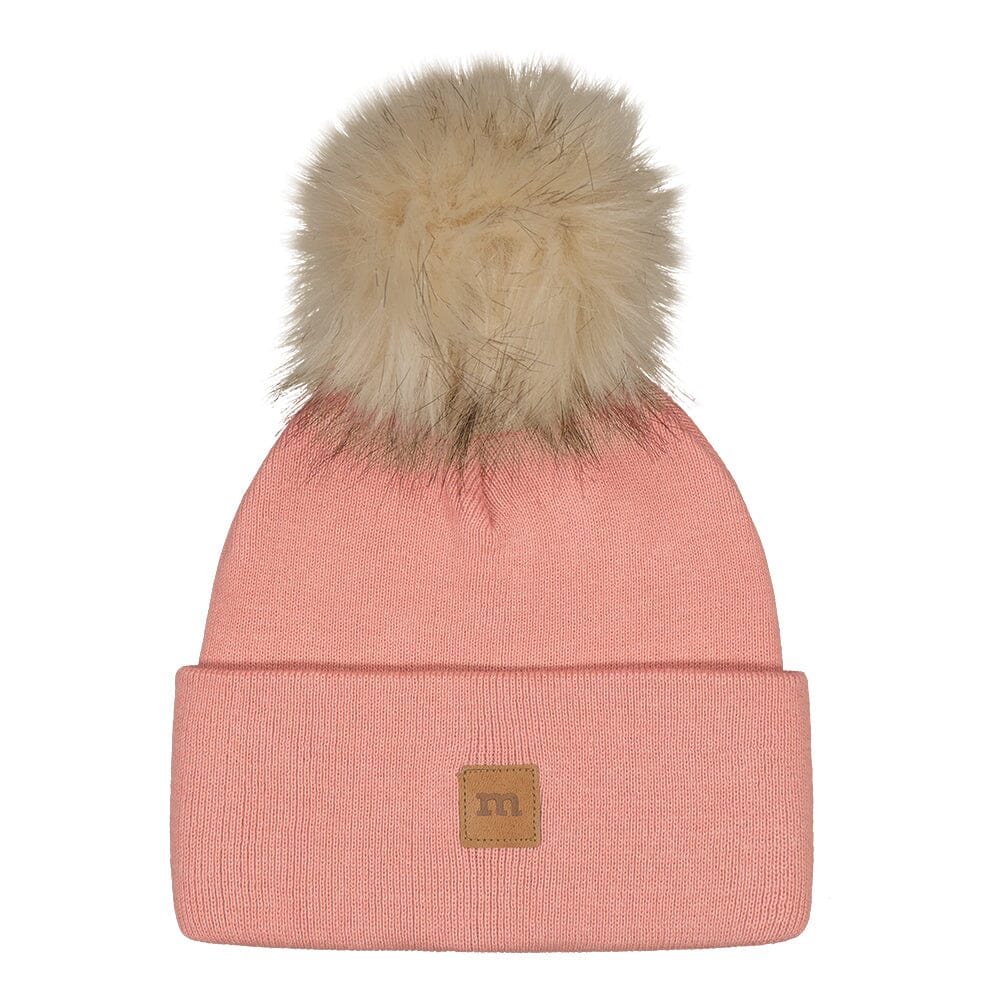 Metsola - Crystal Beanie -Puuvillapipo,Peachy Pink