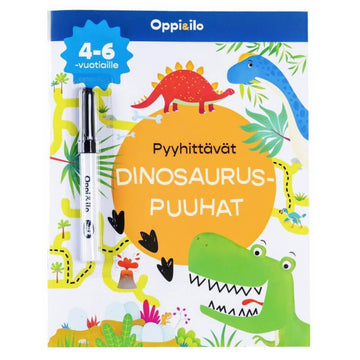 Oppi&ilo Pyyhittävät Dinosauruspuuhat -puuhakirja