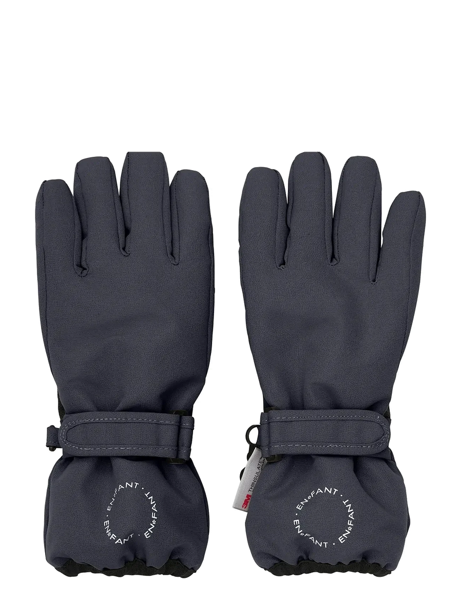 En Fant Gloves - Hansikkaat - tum.sininen