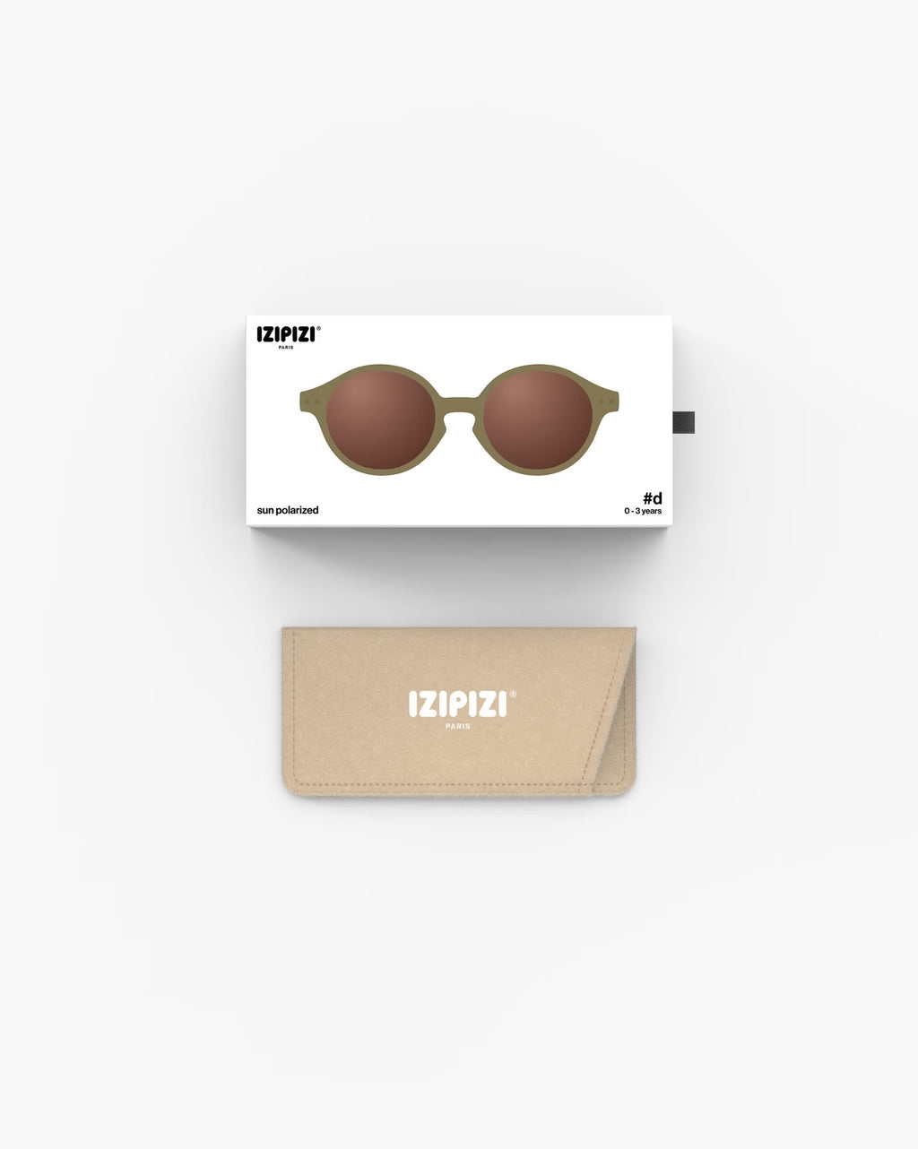 IZIPIZI Baby aurinkolasit 0–3 v,glossy khaki