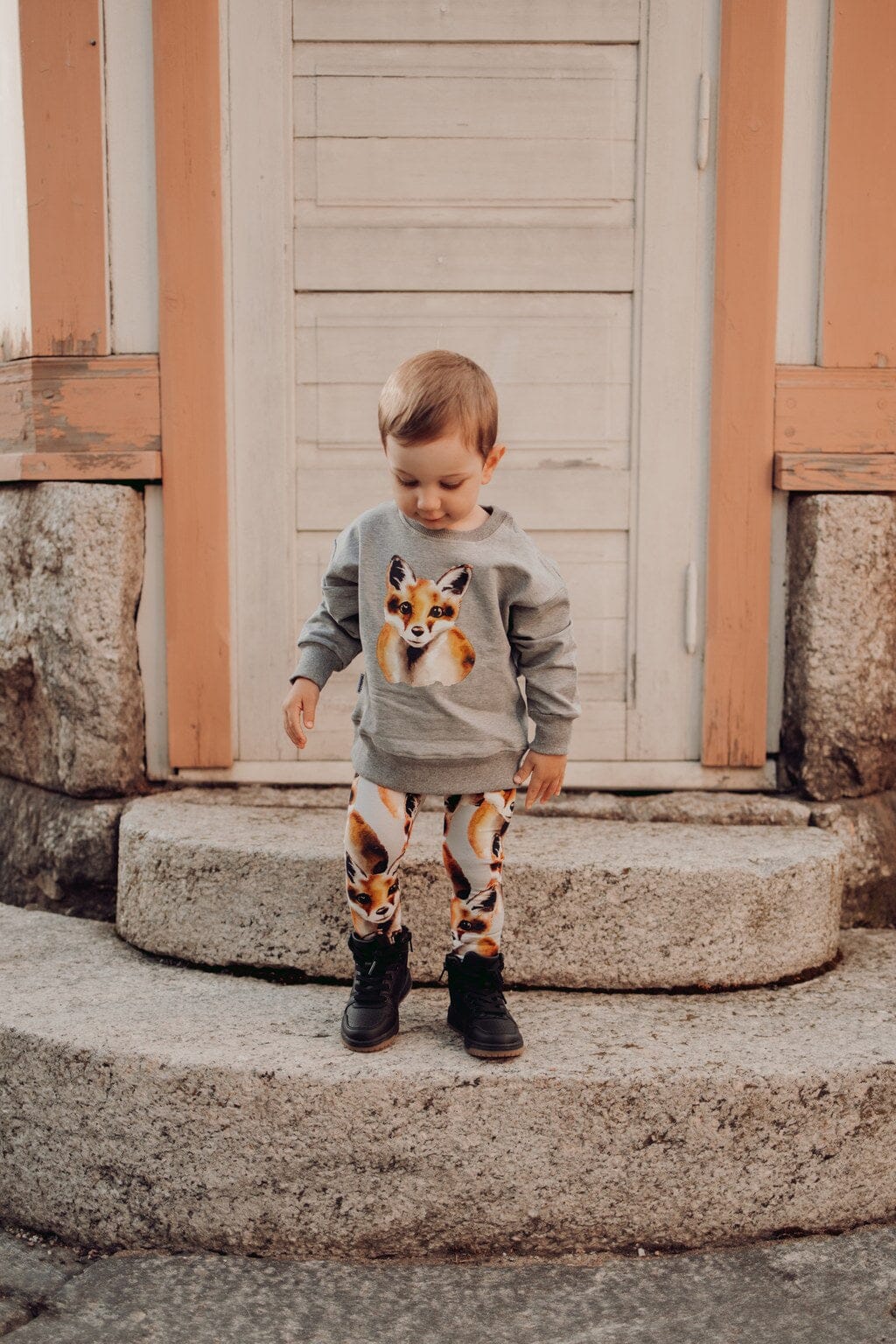 Metsola - Fox Cloudy Oversize Sweater -Collegepaita