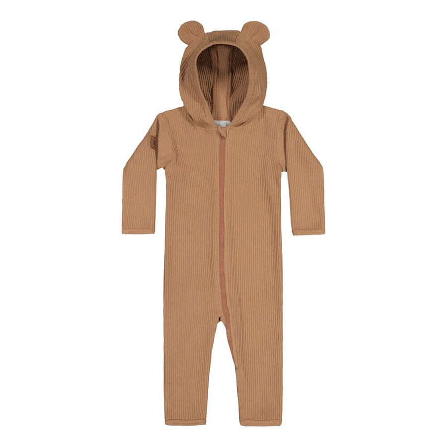 Metsola - Heavy Rib Bear Playsuit -Haalari | Woody