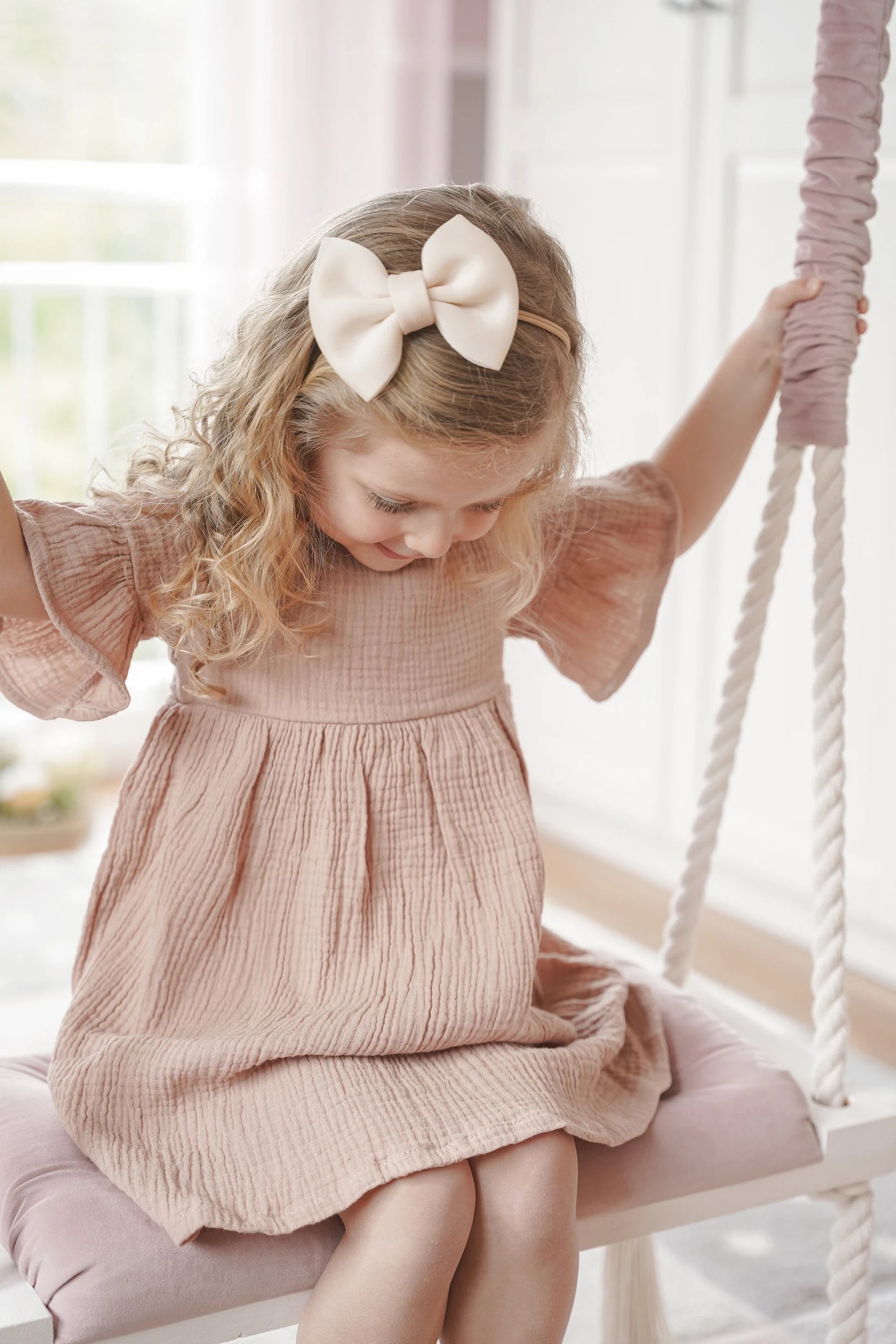 Huttelihut - harsomekko roosa