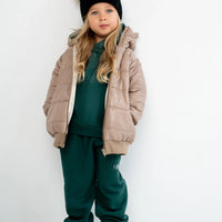 I Love Milk – Lasten talvipipo tupsuilla - musta