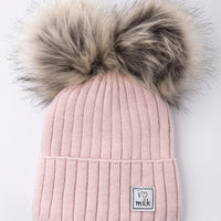 I Love Milk – Lasten talvipipo tupsuilla - vaal.punainen