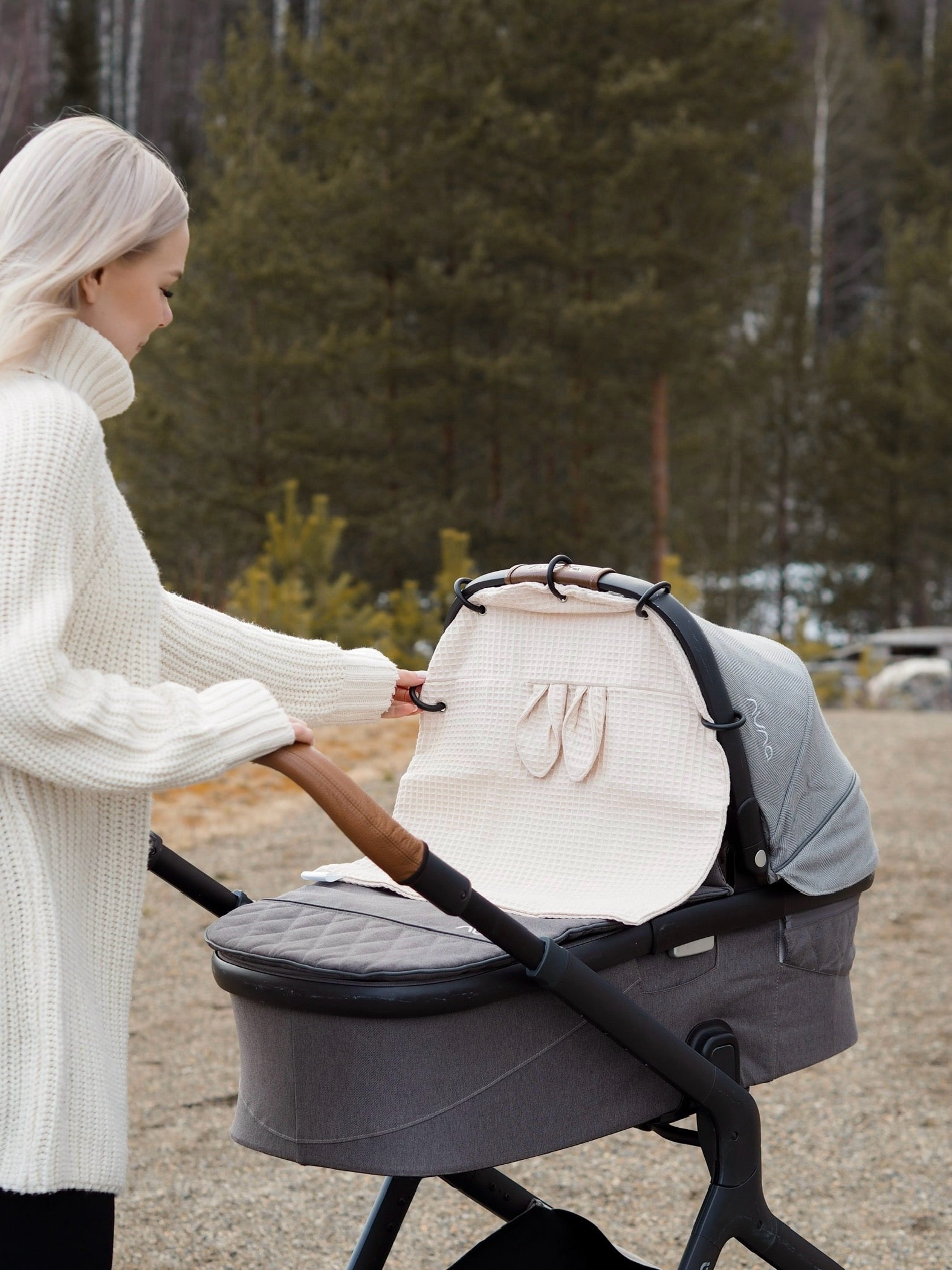 Vaunuverho - Jänö - beige