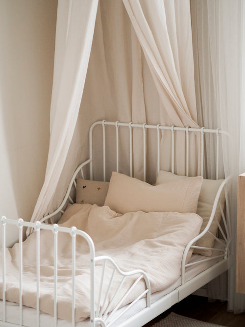 Aamu – vauvan ja juniorin pussilakanasetti